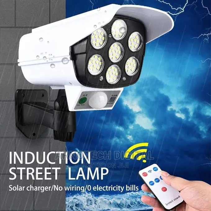 Solar Monitoring Motion Detection Light