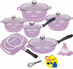 Dessini 23pcs Purple Cookware Set
