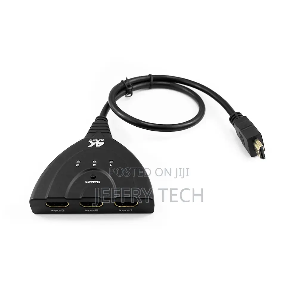 HDMI Cable Switch Support 4k 3 in 1 Out Splitter Adapter 2M