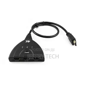 HDMI Cable Switch Support 4k 3 in 1 Out Splitter Adapter 2M