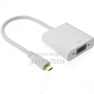 Micro HDMI to VGA Converter Adapter With 3.5mm Jack Audio Ca