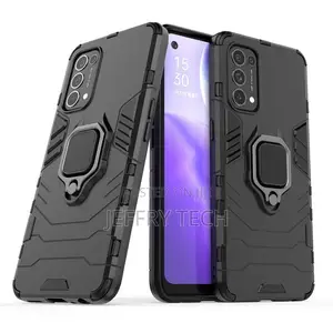 OPPO RENO 5 Heavy Duty Armor Hard Back Cover With 360 Ring S