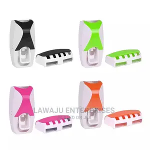 Toothpaste Dispenser + Toothbrush Holder