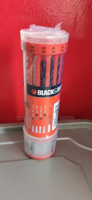 Drill Bits Black Decker Assorted 23 Pieces Mixed Drill Bit