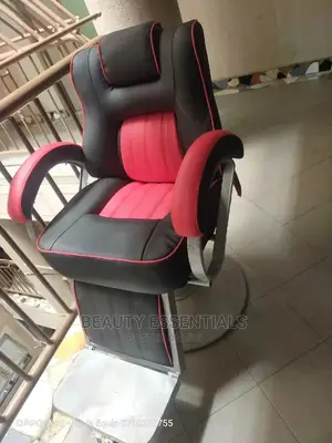 Reclining Black Red Chair