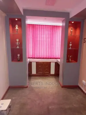 Maroon Vertical Office Blinds