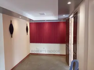 Maroon Vertical Office Blinds