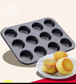 12 Hole Cupcake Muffin Baking Tray