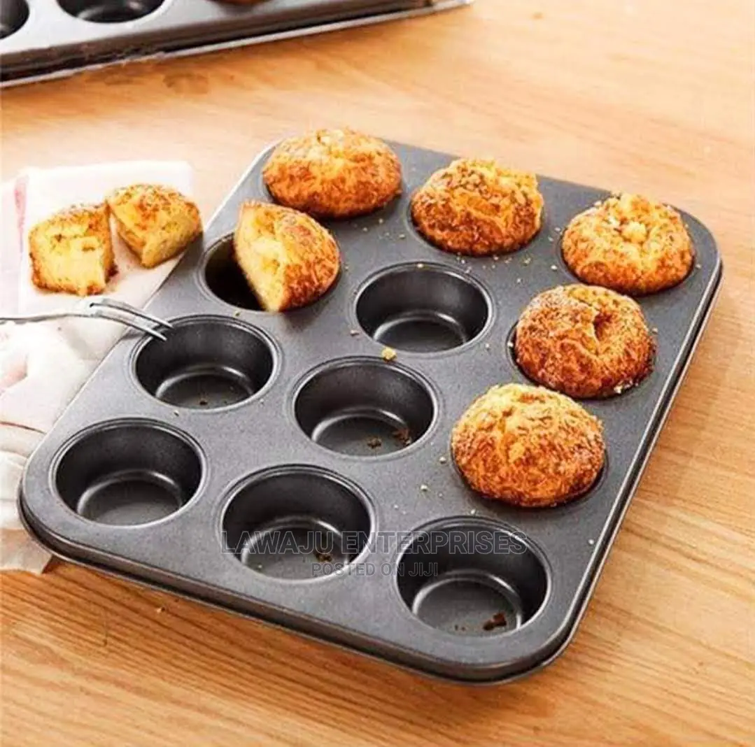 12 Hole Cupcake Muffin Baking Tray