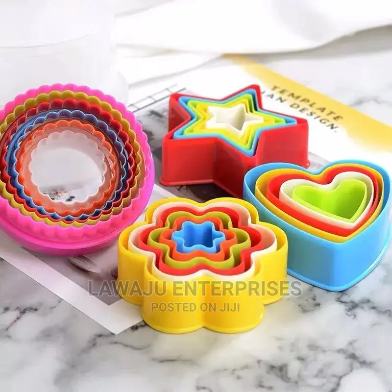 Colourful Plastic Cookie Cutter