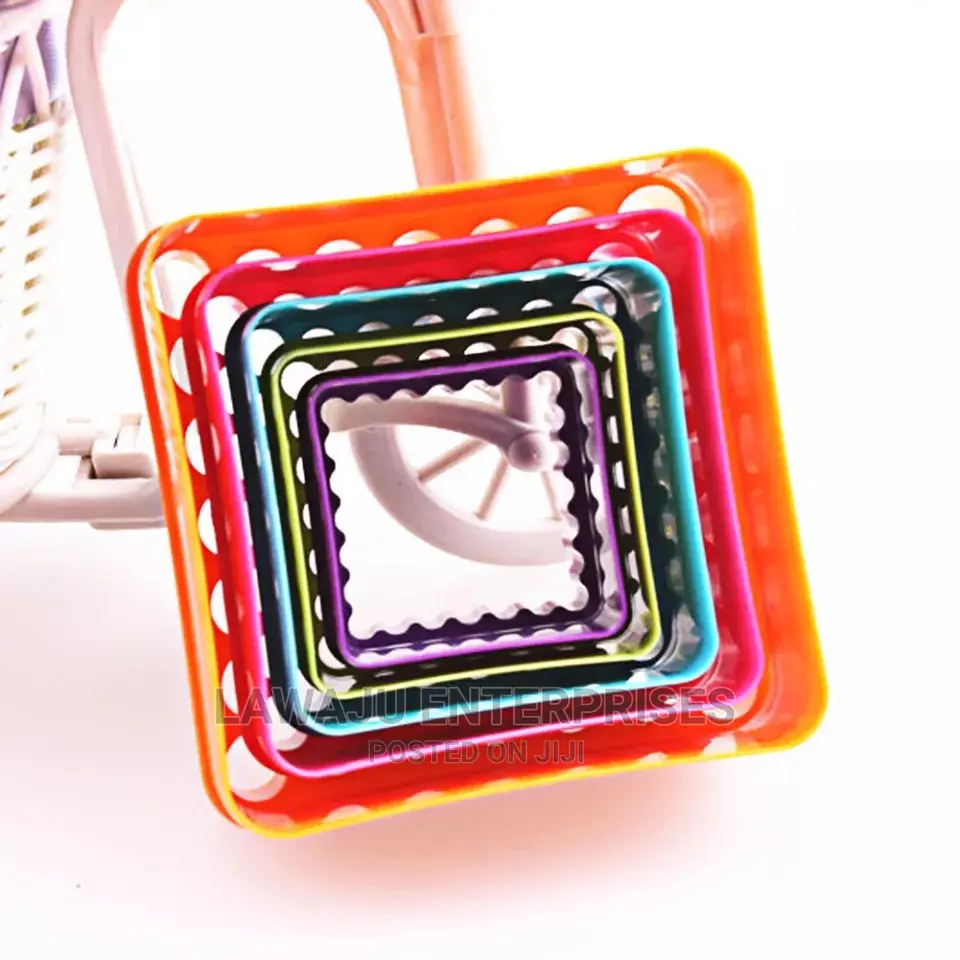 Colourful Plastic Cookie Cutter