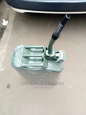Fuel Jerrican With Pouring Sprout