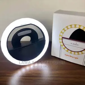 Black Selfie Ring Light