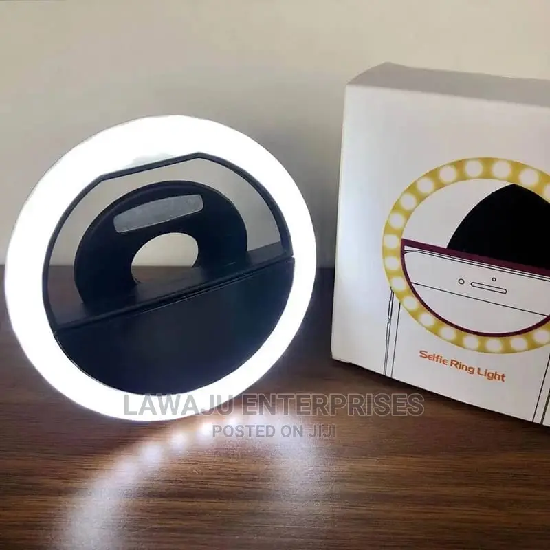Black Selfie Ring Light