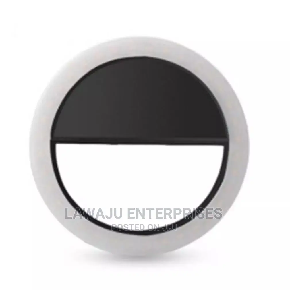 Black Selfie Ring Light