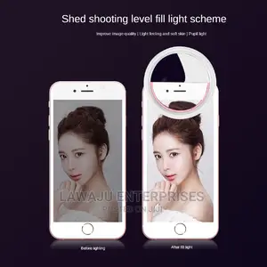 Black Selfie Ring Light