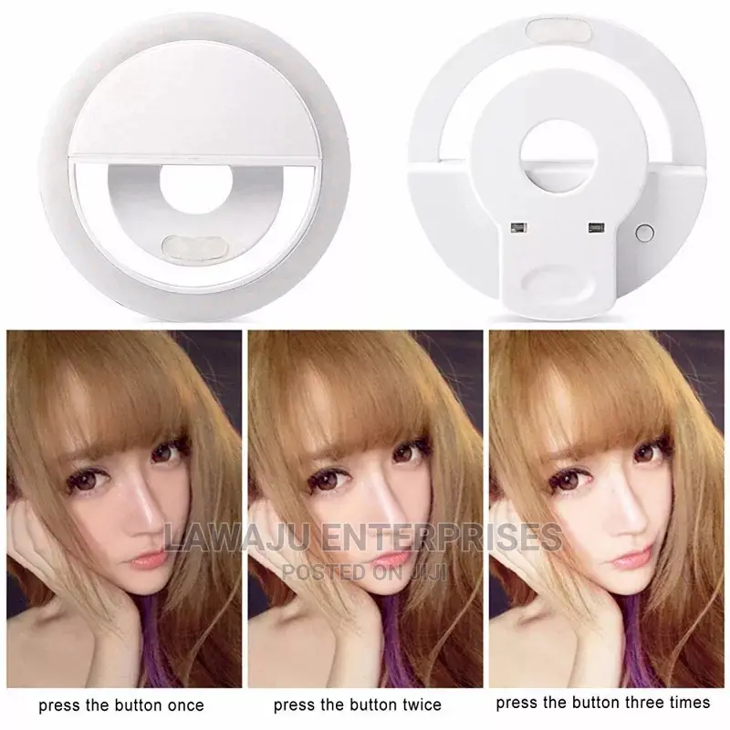 White Selfie Ring Light