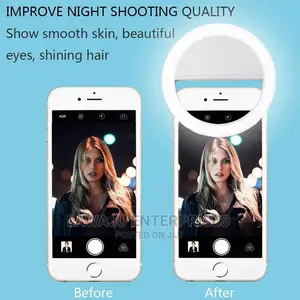 White Selfie Ring Light