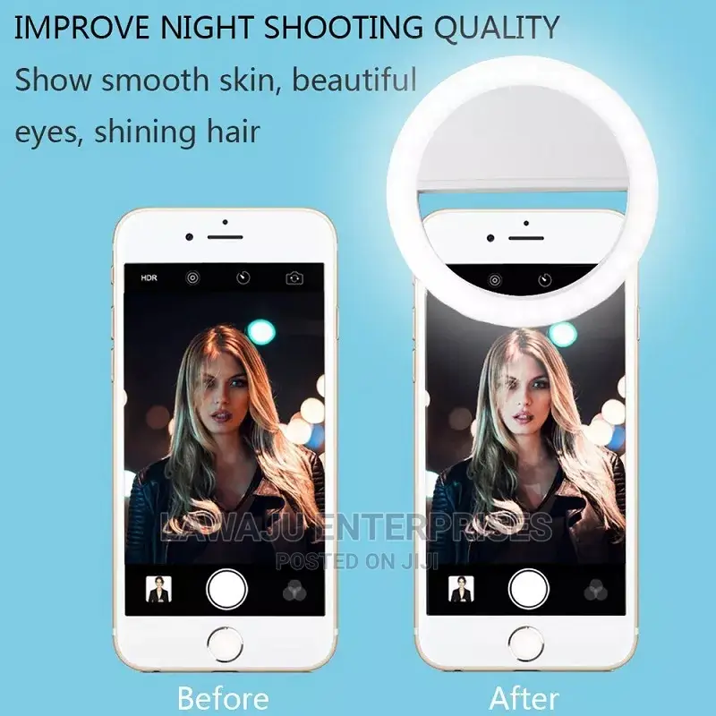 White Selfie Ring Light