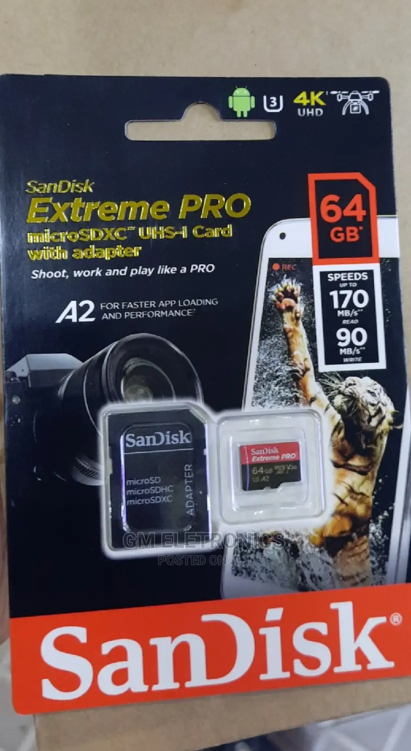 64gb Extreme Pro Microsdxc Card