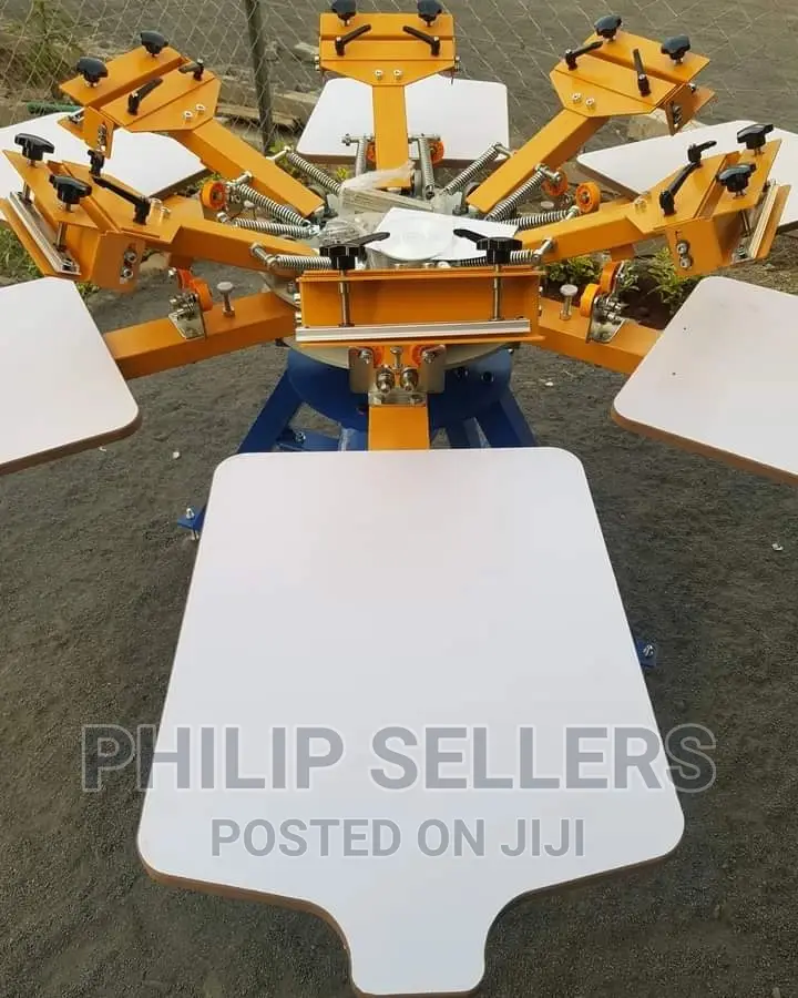 New Screen Printing Machine 6 Station