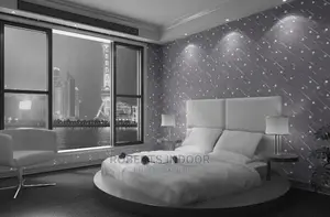 Grey Starred 3d Wallpaper