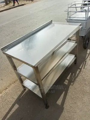 Stainless Steel Working Table(Working Top With Shelf)