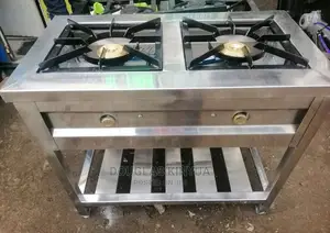 Gas Cooker Stainless Steel Two Burner( Quality Burners)