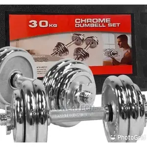 Chrome! Chrome! 30 Kg Dumbells