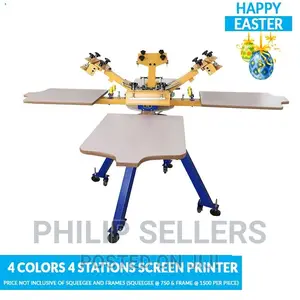 Printing Color/Station: 4 Colors and 4 Stations