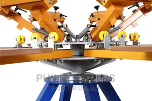 6 Color 6 Station Screen Printing Machine