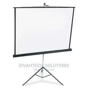 80"X80" Portable Tripod Projector Projection Screen 200X200