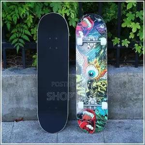 Skateboard With Rubber Wheels