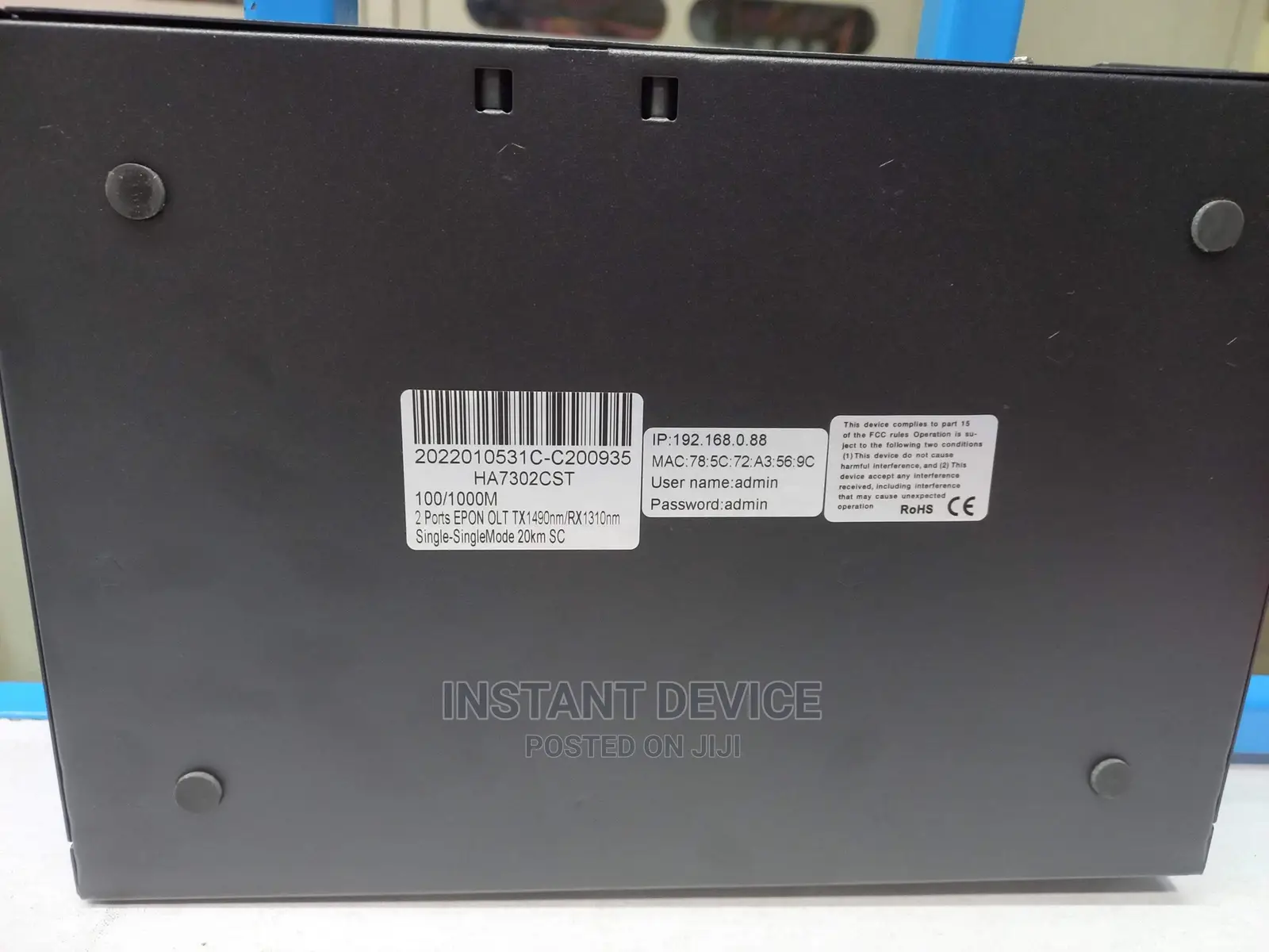 Hioso 2-Port EPON OLT