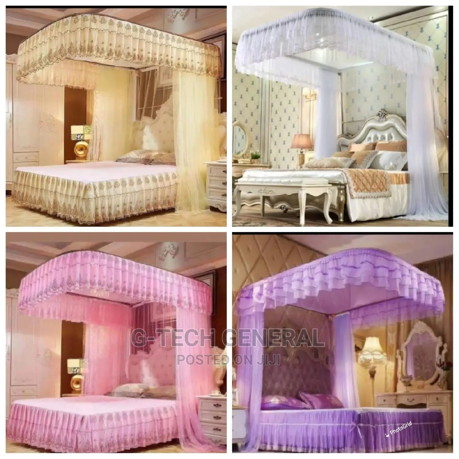 Generic 2 Stand Mosquito Net With Sliding Rails.