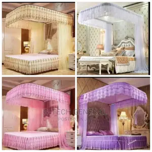 Generic 2 Stand Mosquito Net With Sliding Rails.