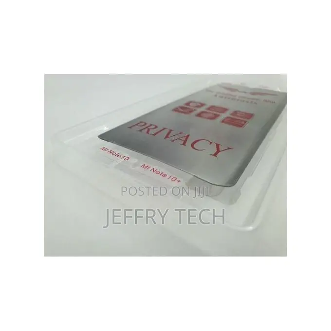 Mi Note 10 Lite Gelatine Privacy Screen Protector 3D Curved