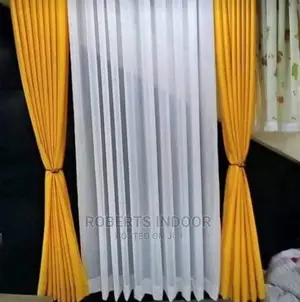 Mustard Yellow Elegant Curtain
