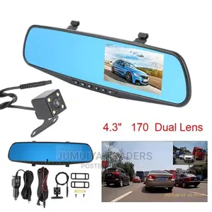 Dashcam - 4.3'' 1080P FHD With Rear Camera + Installation
