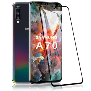 Tempered Glass Screen Protector for Samsung Galaxy A70 - Bla