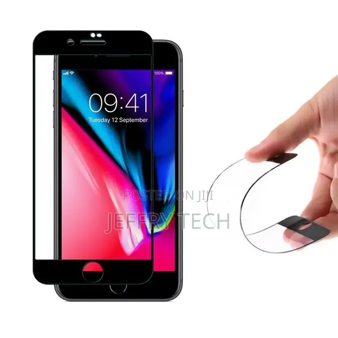 Screen Protector for iPhone 8 - Clear/Black