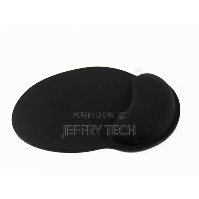 Gaming Mouse Pad Wrist Rest Silicone Non-Slip Black for Lapt