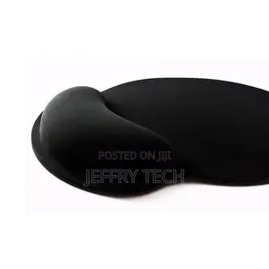 Gaming Mouse Pad Wrist Rest Silicone Non-Slip Black for Lapt