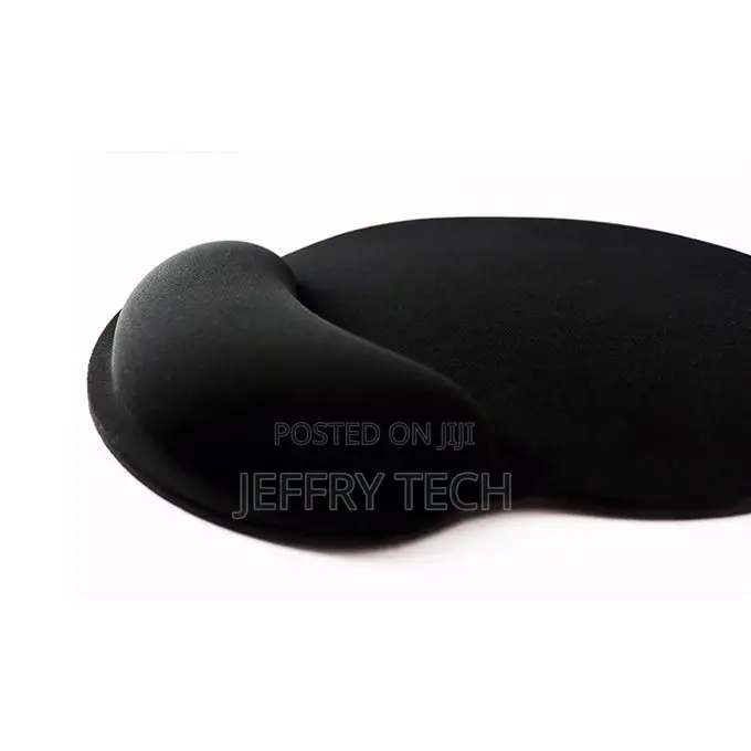 Gaming Mouse Pad Wrist Rest Silicone Non-Slip Black for Lapt