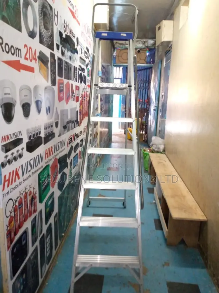 Aluminium Warehouse Platform Ladder 6 Steps