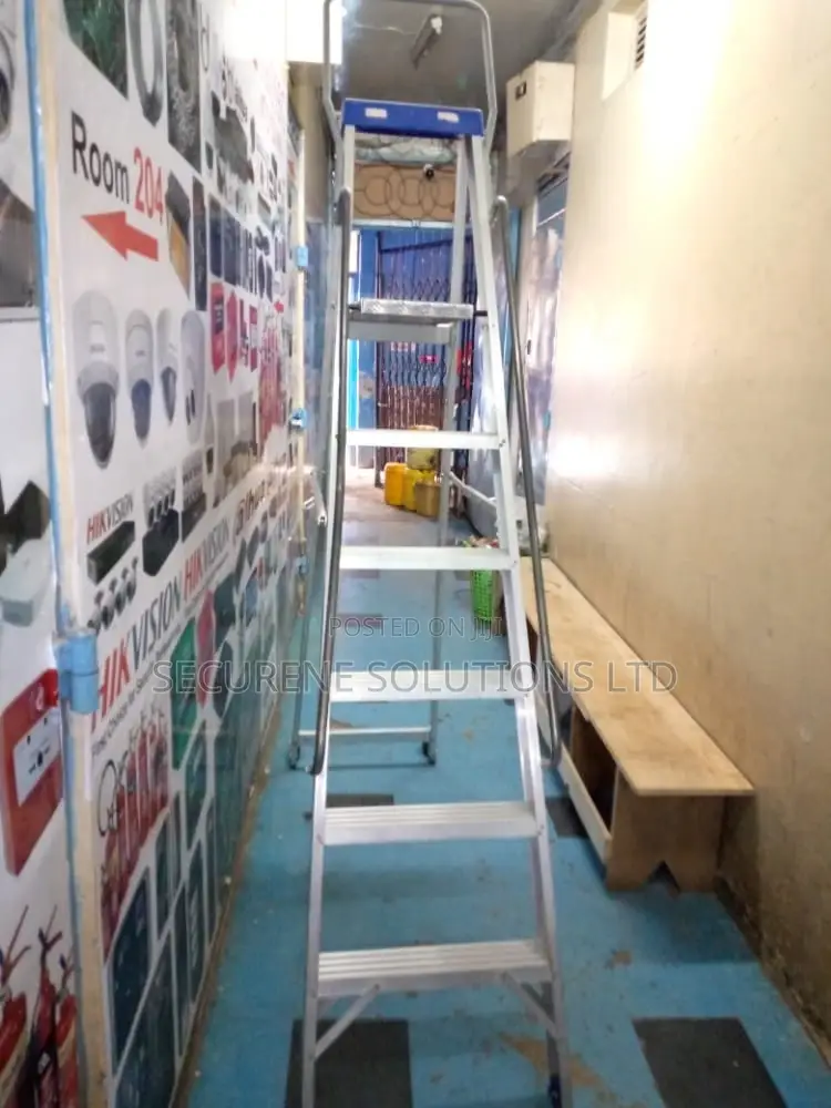 Aluminium Warehouse Platform Ladder 6 Steps