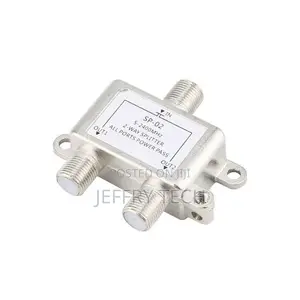 Power Splitter Satellite Two 2-Way Splitter Silver