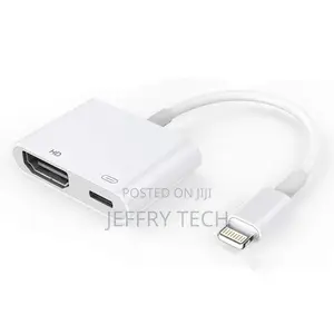 8 Pin Digital AV to HDMI Adapter + USB Charging Port for VGA