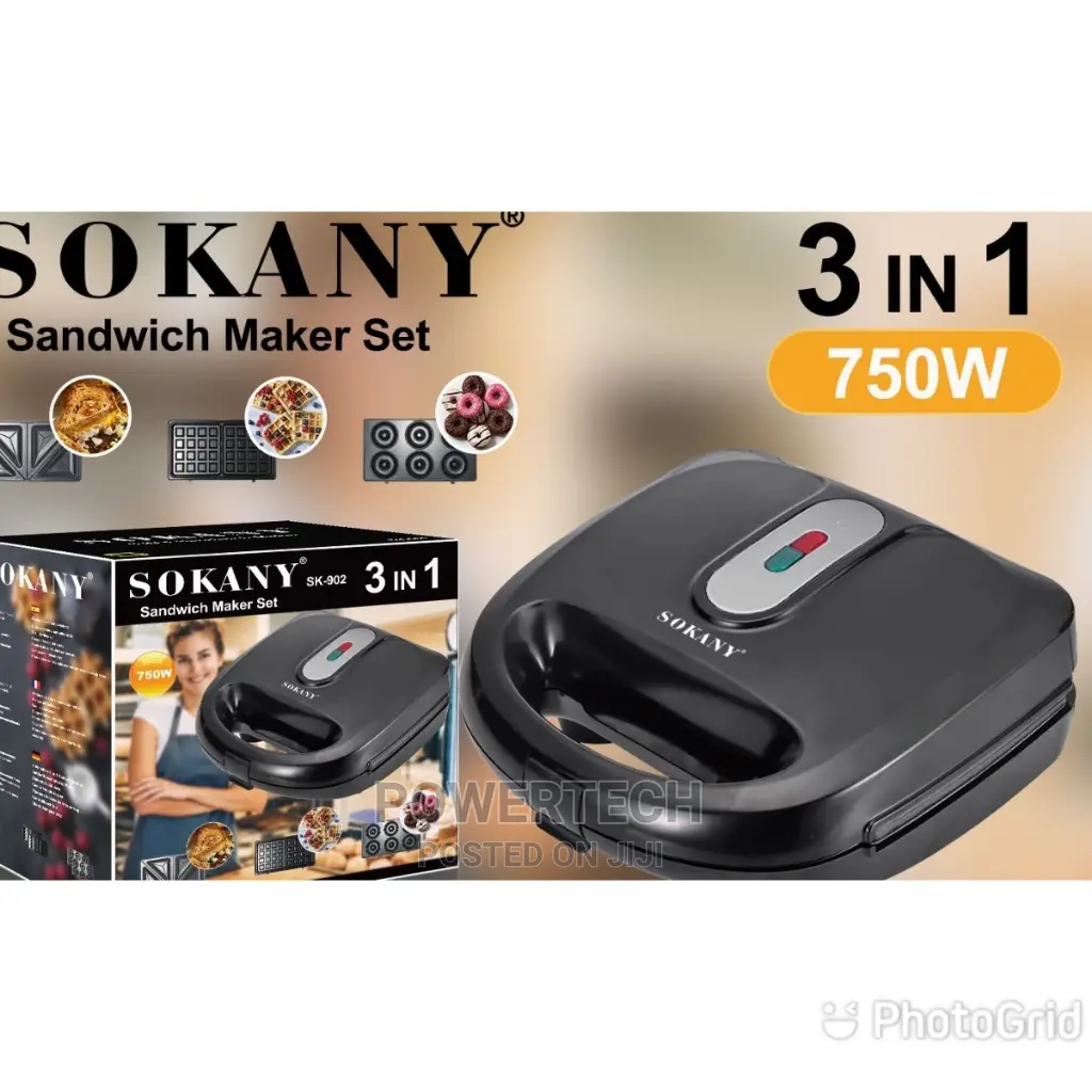 3 in 1 Sandwich Maker -Sokany
