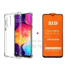 Back Case + Glass Screen Protector for Samsung Galaxy A30s